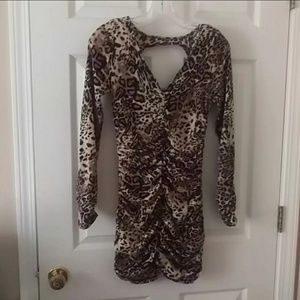 Leopard mini dress